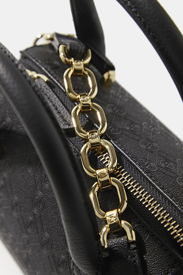 BLACK MONOGRAM BAG 6