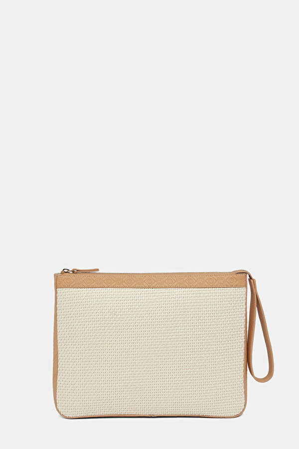 NATURAL MONOGRAM LEATHER BAG