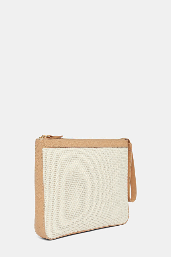 NATURAL MONOGRAM LEATHER BAG 2