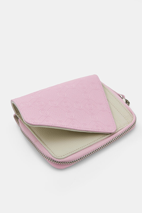 ECRU MONOGRAM WALLET 6