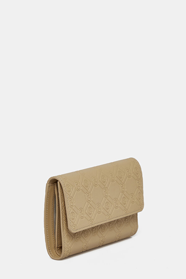 NATURAL MONOGRAM LEATHER WALLET 2