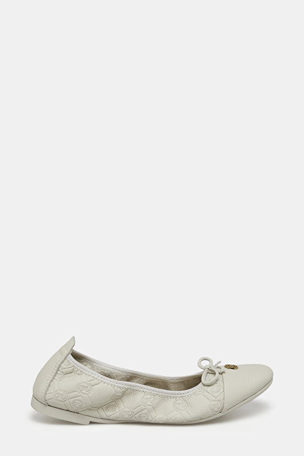 ECRU FLAT SHOES