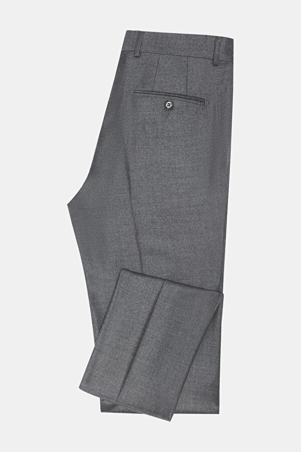 GRAY MELANGE TROUSERS 2