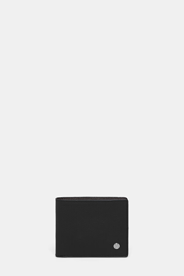 BEIGE MONOGRAM LEATHER WALLET