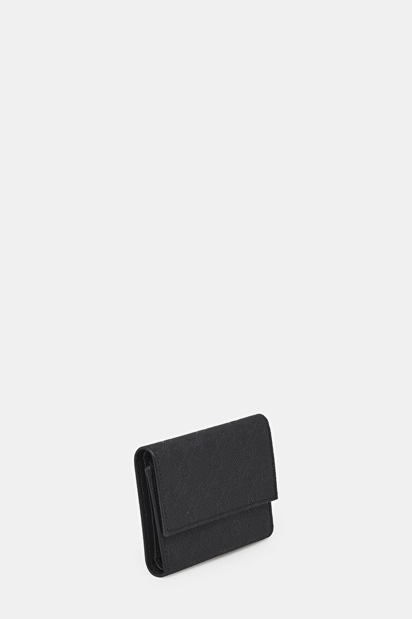 BLACK MONOGRAM WALLET 2