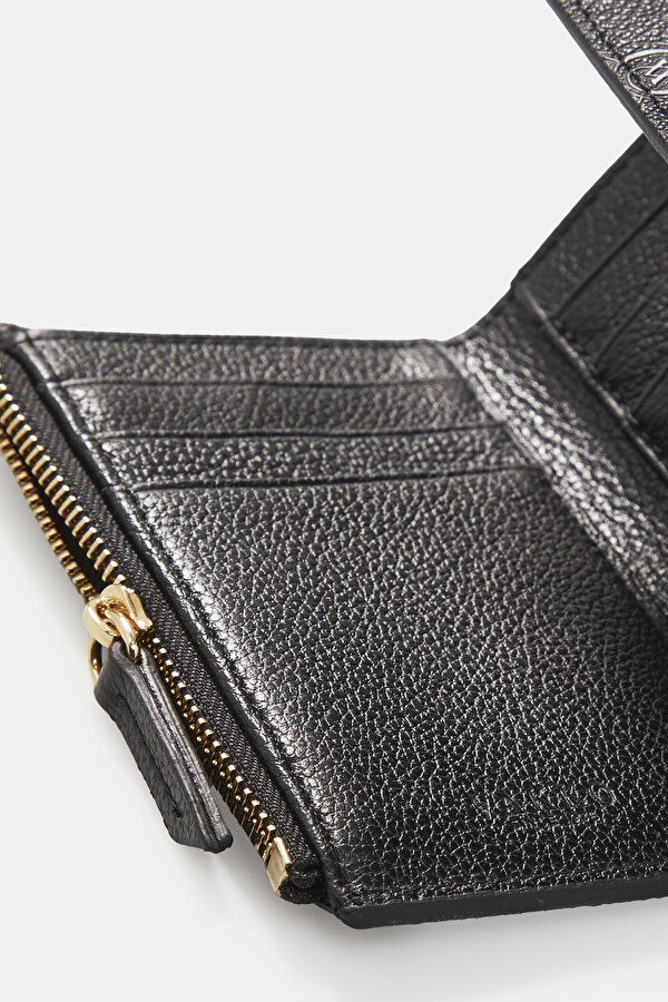 BLACK MONOGRAM WALLET 7