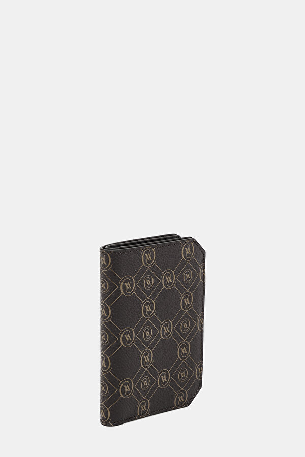 BEIGE MONOGRAM LEATHER WALLET 2