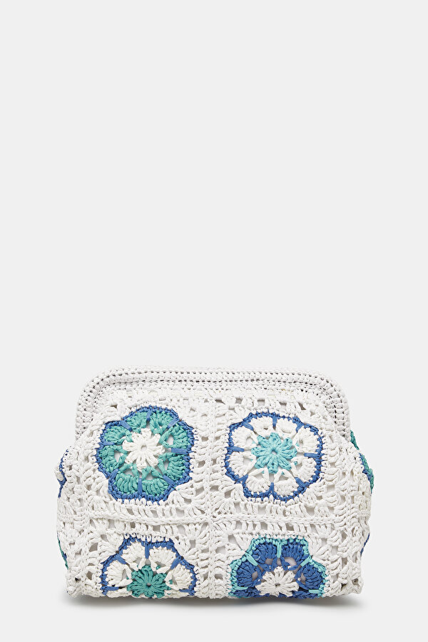 TURQUOISE DESIGN FILLED BAG