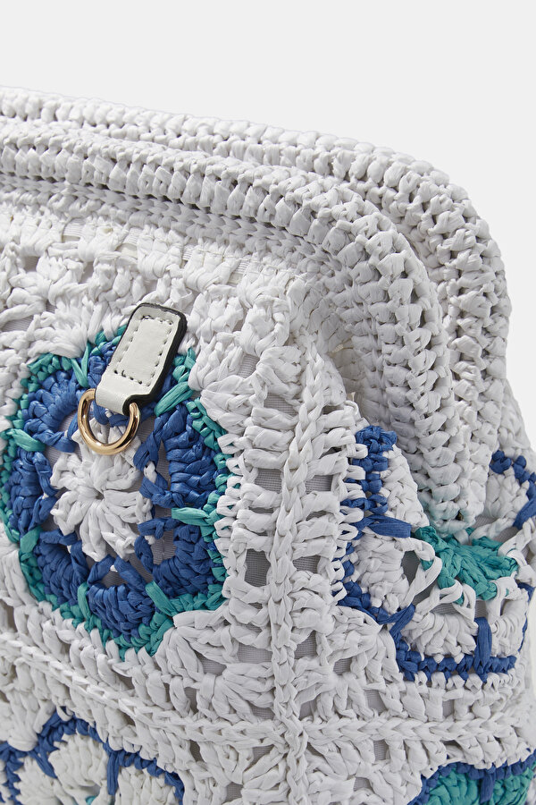 TURQUOISE DESIGN FILLED BAG 6