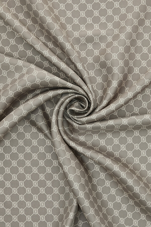 KUM MONOGRAM TWILL EŞARP 2