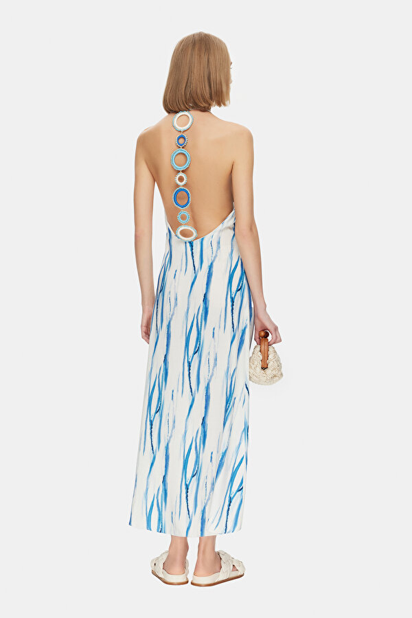 BLUE SLEEVELESS DRESS 2