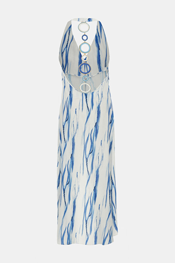 BLUE SLEEVELESS DRESS 6