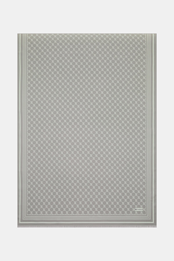 KUM MONOGRAM TWILL ŞAL