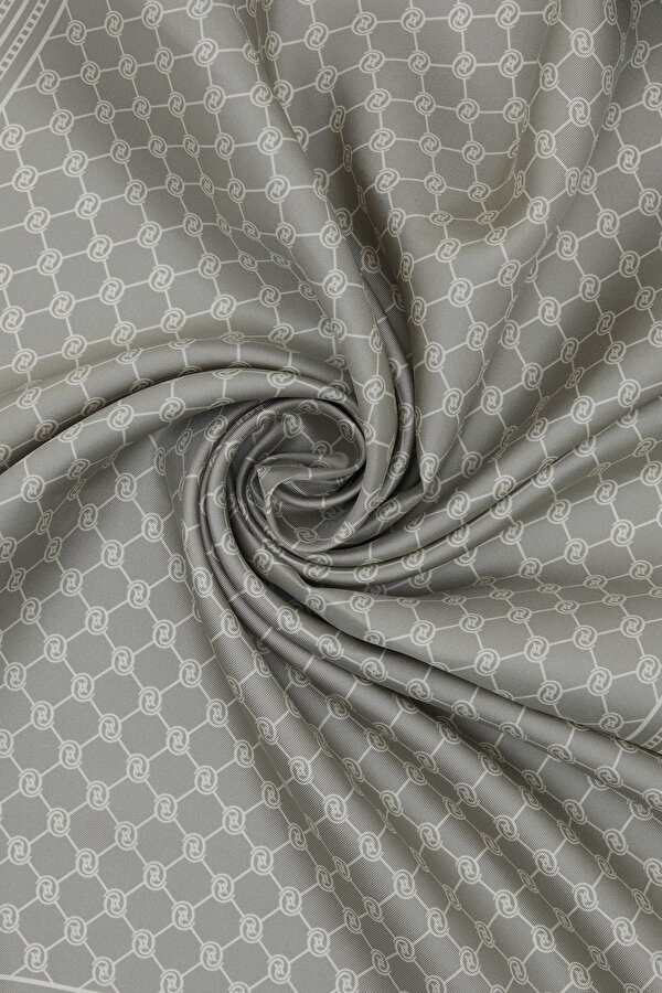 KUM MONOGRAM TWILL ŞAL 2