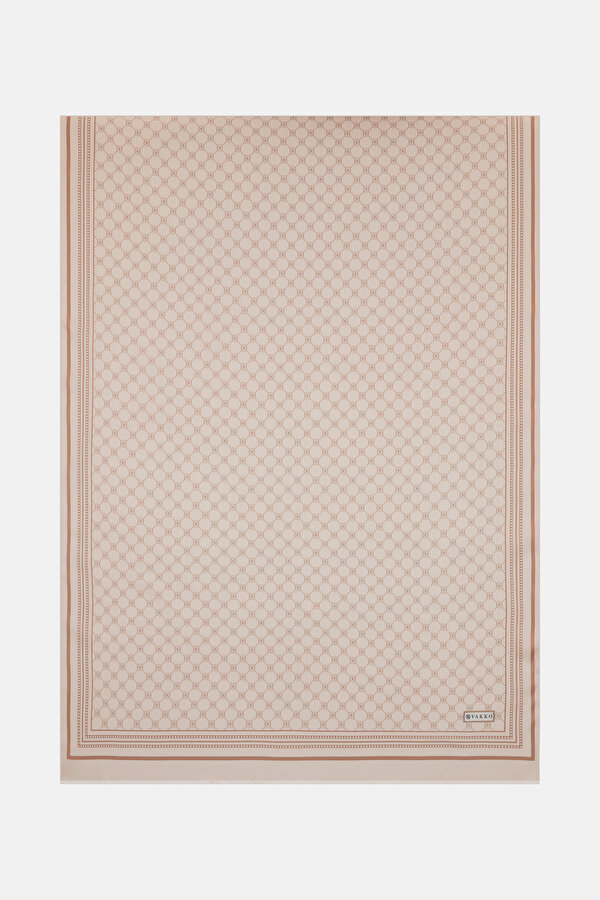 PUDRA MONOGRAM TWILL ŞAL