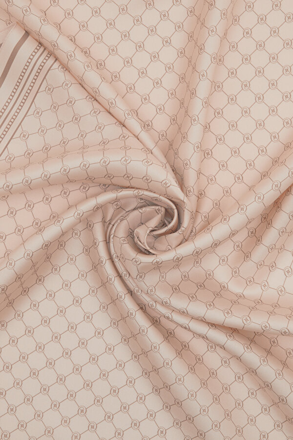 PUDRA MONOGRAM TWILL ŞAL 2