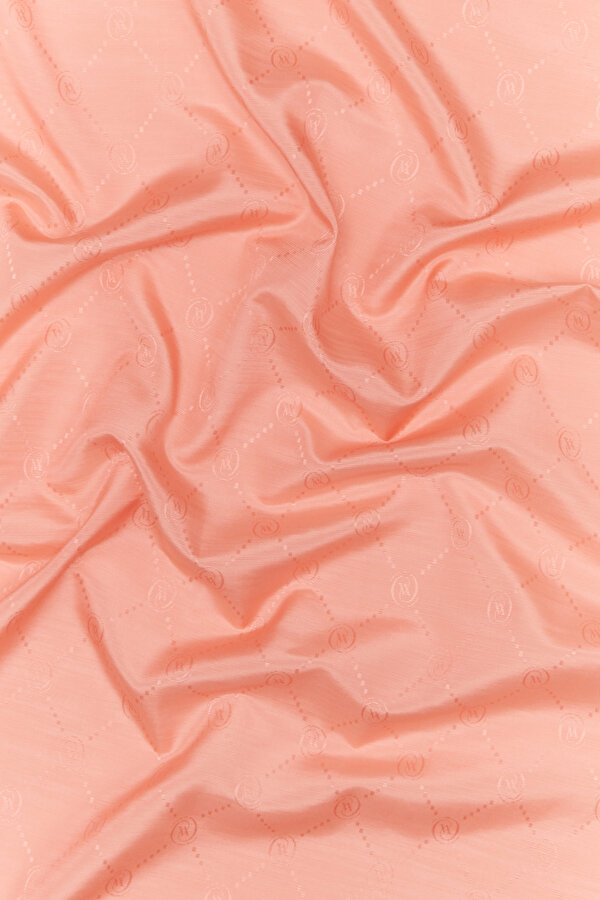 SALMON COTTON/SILK SHAWL 2