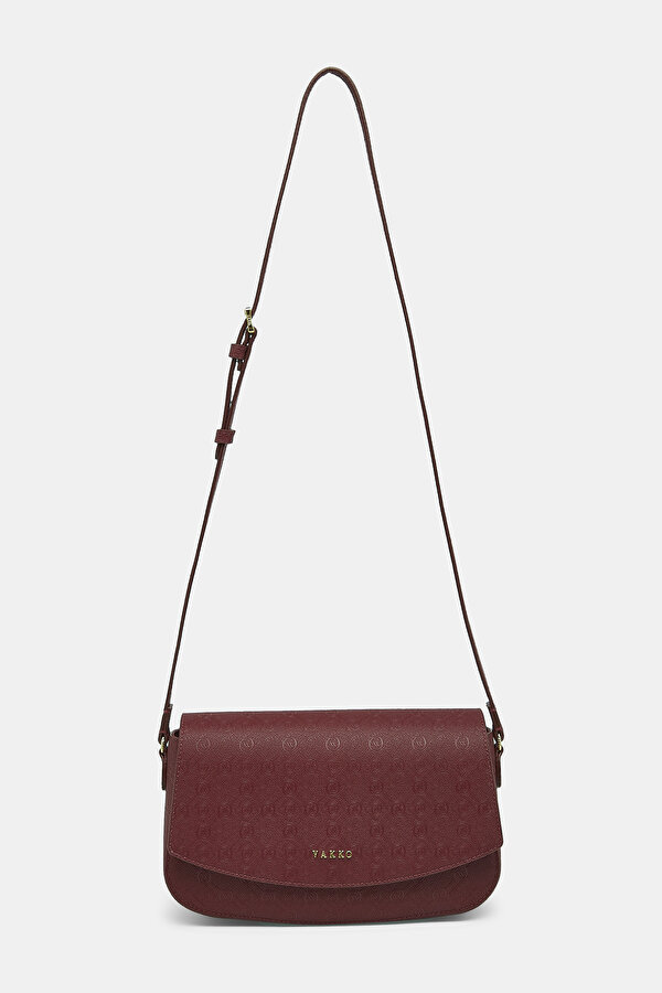 MAROON MONOGRAM BAG 2