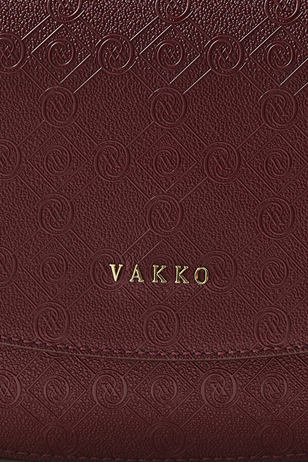 MAROON MONOGRAM BAG 6