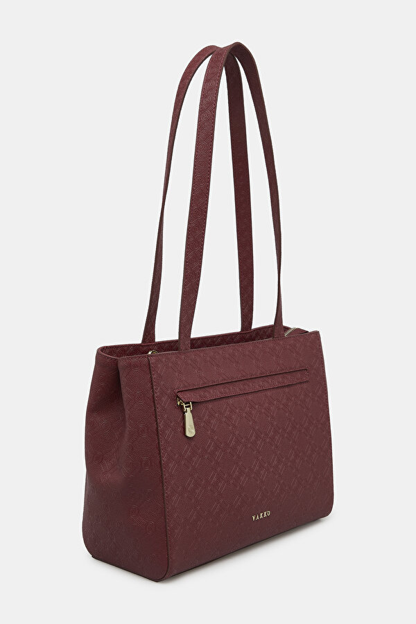 MAROON MONOGRAM BAG 2