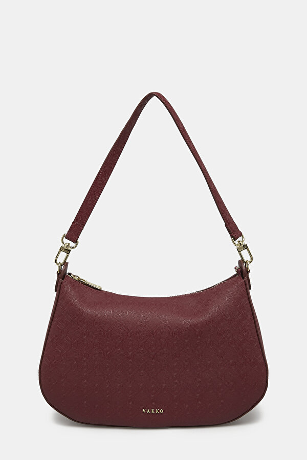 MAROON MONOGRAM BAG