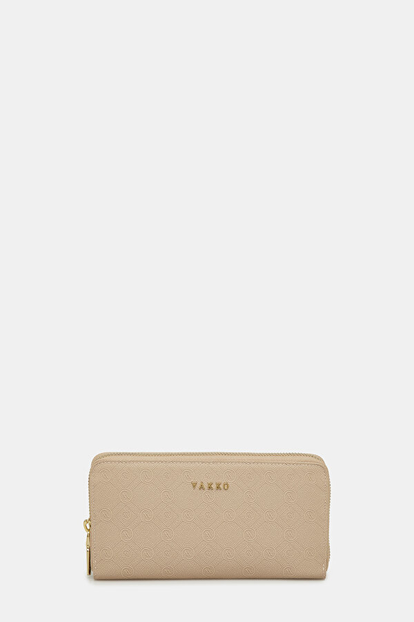CAMEL MONOGRAM WALLET