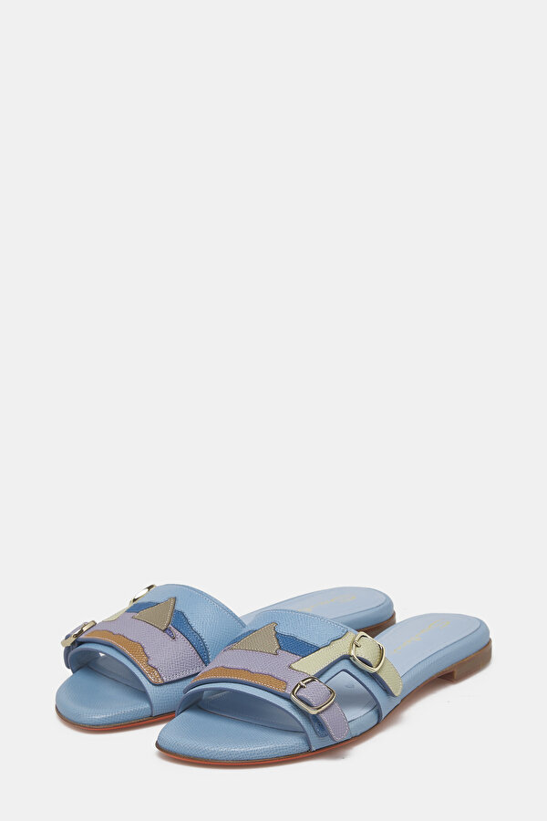 LILAC LEATHER SLIPPER 2