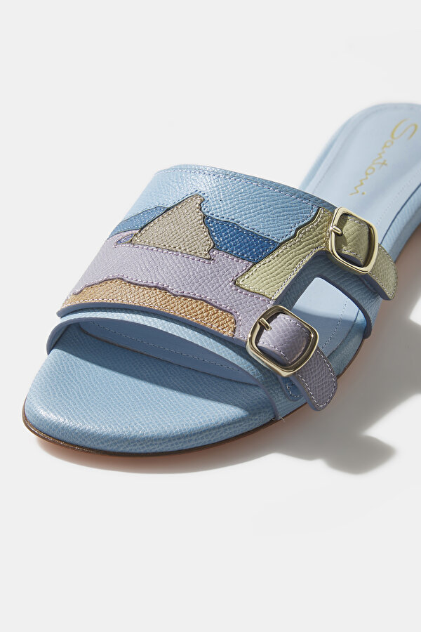 LILAC LEATHER SLIPPER 7
