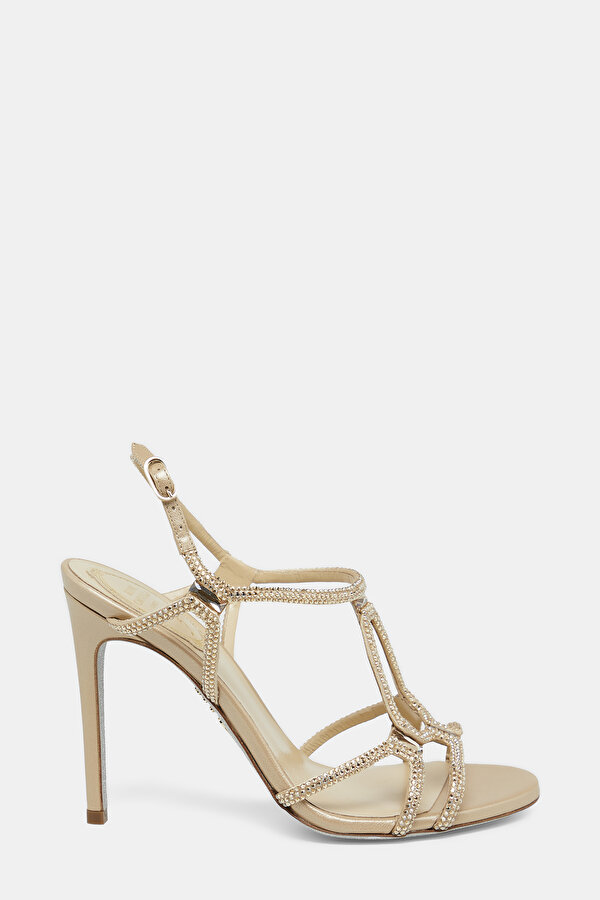 BEIGE JEWELLED SHOE
