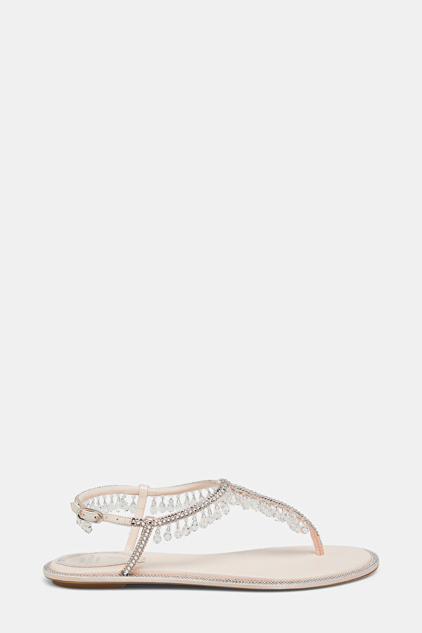 POWDER LEATHER SANDALS