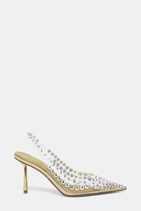 COLORLESS JEWELLED SHOE