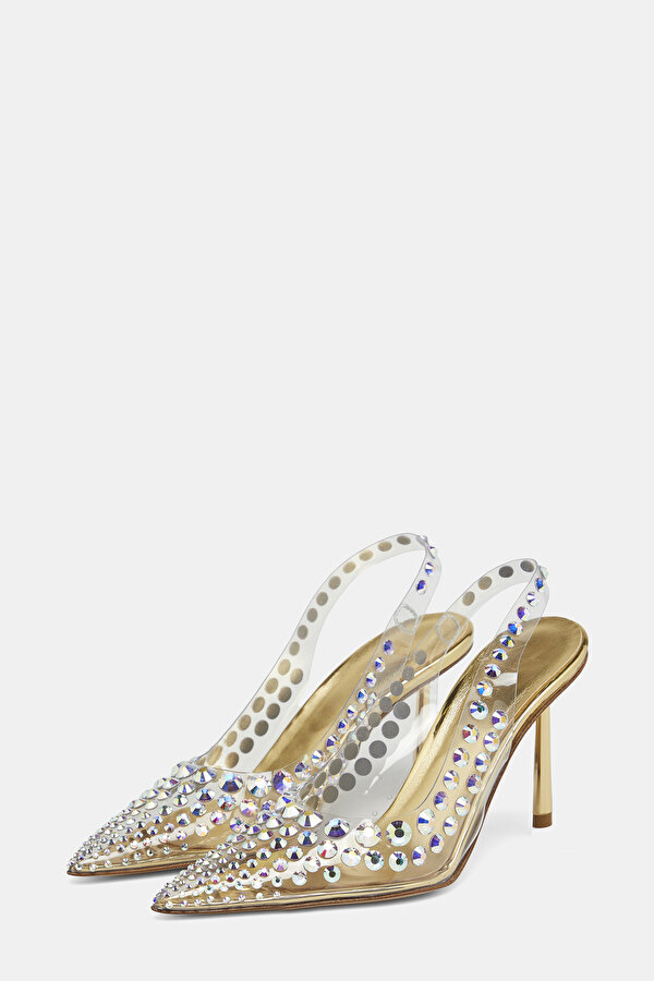COLORLESS JEWELLED SHOE 2