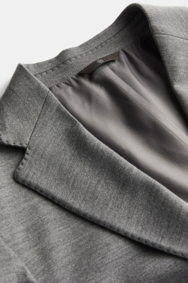 GRAY MELANGE JACKET 6