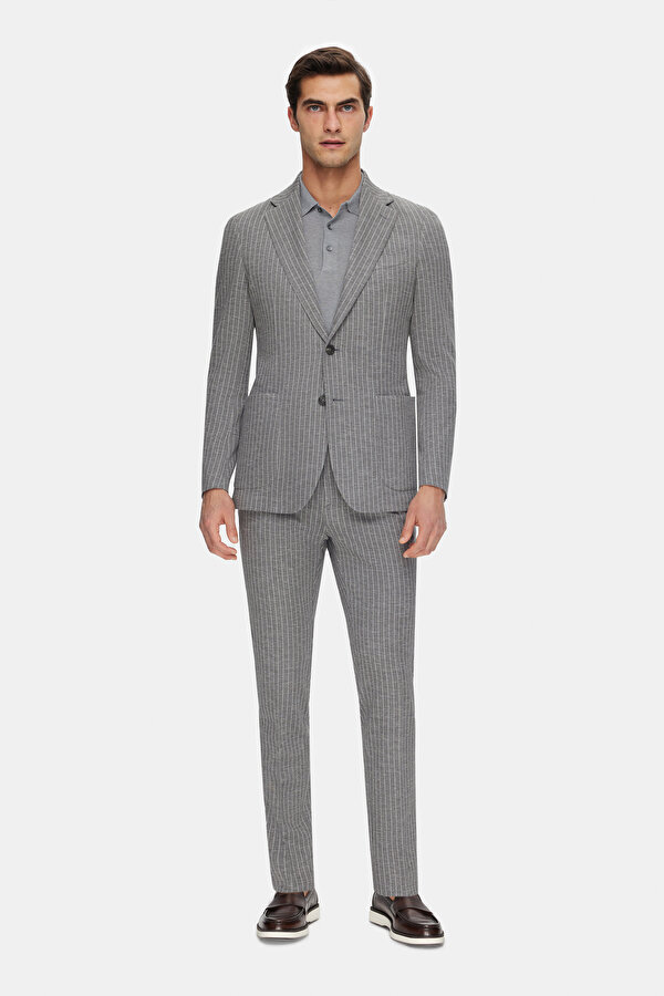 ECRU WOOL/SILK SUIT