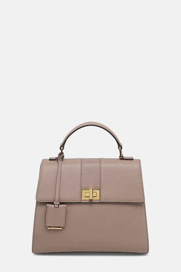 DRIED ROSE MONOGRAM LEATHER BAG