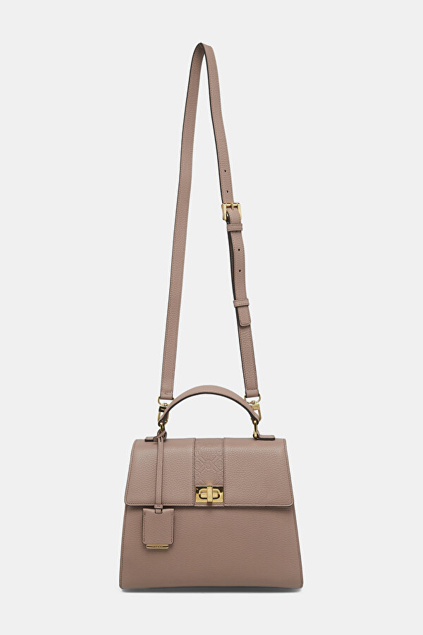 DRIED ROSE MONOGRAM LEATHER BAG 2