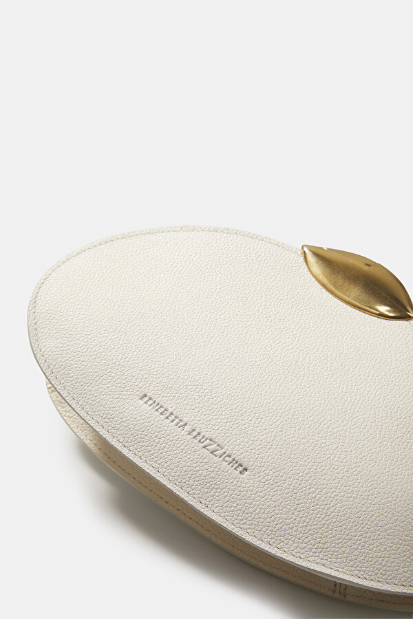 ECRU LEATHER BAG 6