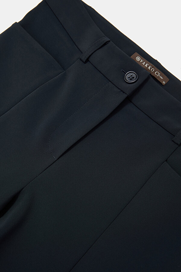 NAVY BLUE SKINNY LEG TROUSERS 7