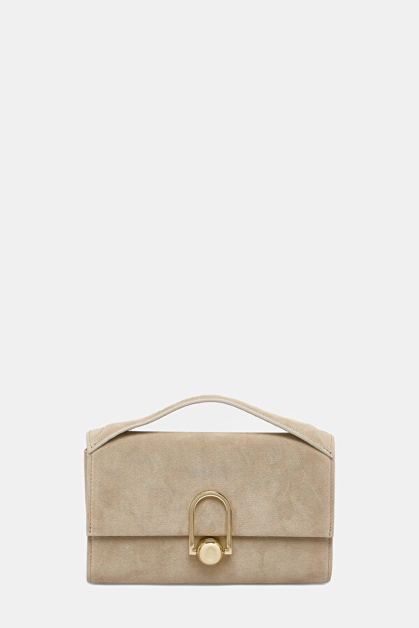 BEIGE SUEDE BAG