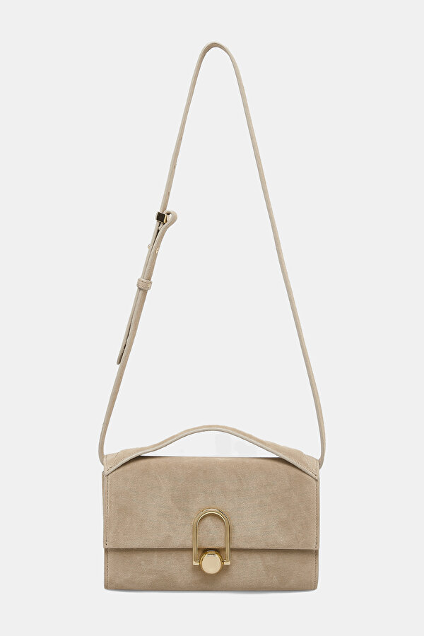 BEIGE SUEDE BAG 2