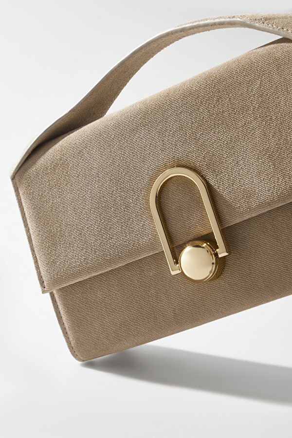 BEIGE SUEDE BAG 6
