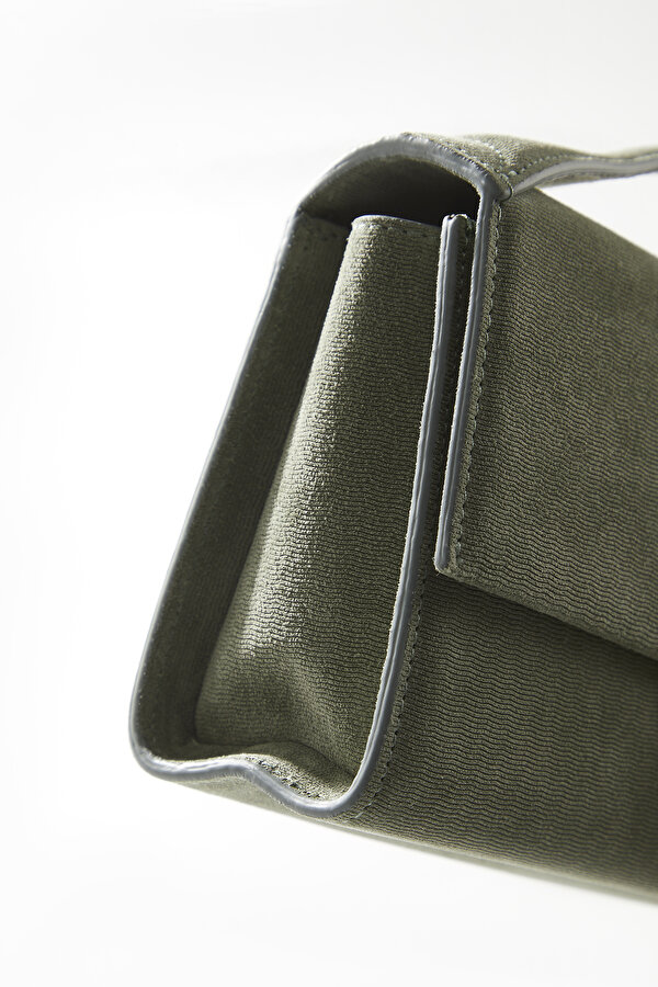 KHAKI SUEDE BAG 7