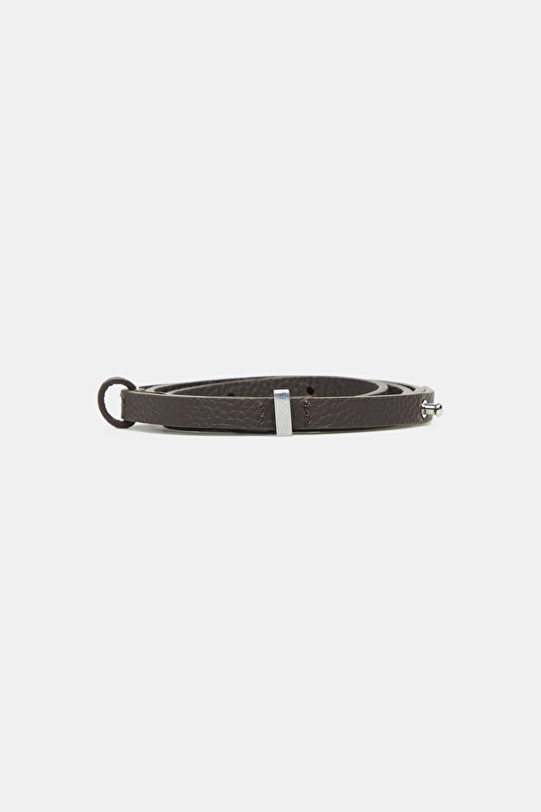 BROWN LEATHER BELT