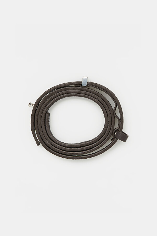BROWN LEATHER BELT 2