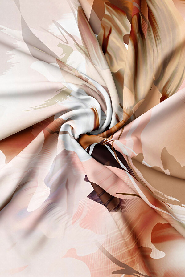 BEIGE TWILL SCARF 2
