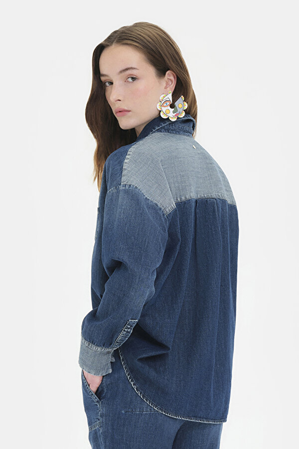 NAVY BLUE LONG SLEEVE SHIRT 2