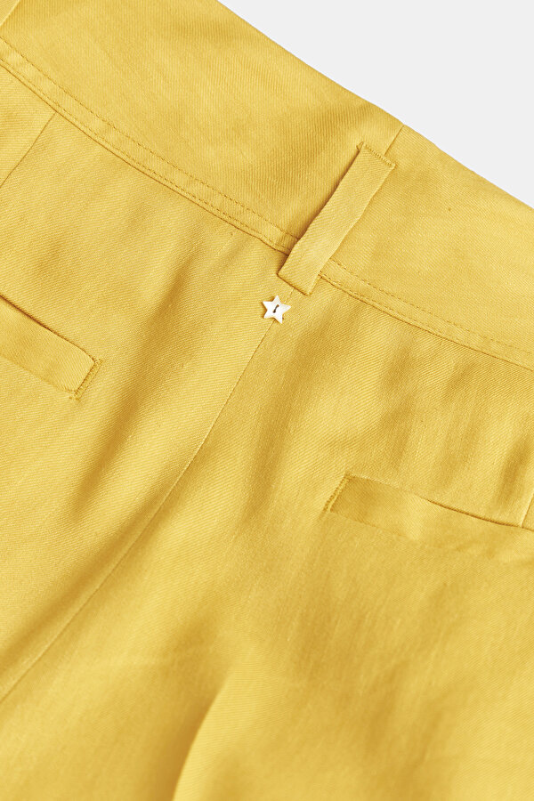 YELLOW STRAIGHT CUT TROUSERS 7