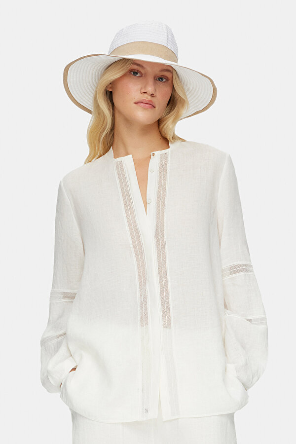 WHITE LONG SLEEVE SHIRT