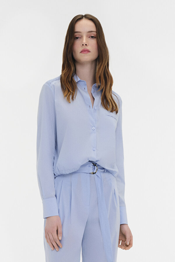 BLUE LONG SLEEVE SHIRT