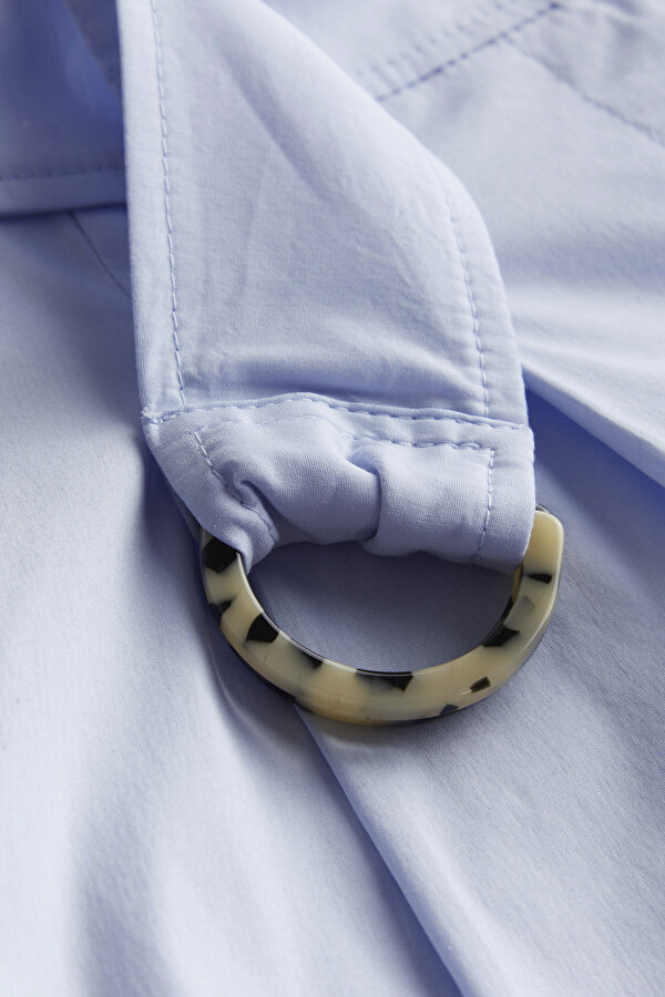 BLUE STRAIGHT CUT TROUSERS 6